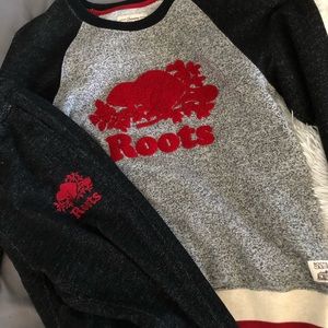 Roots track suit